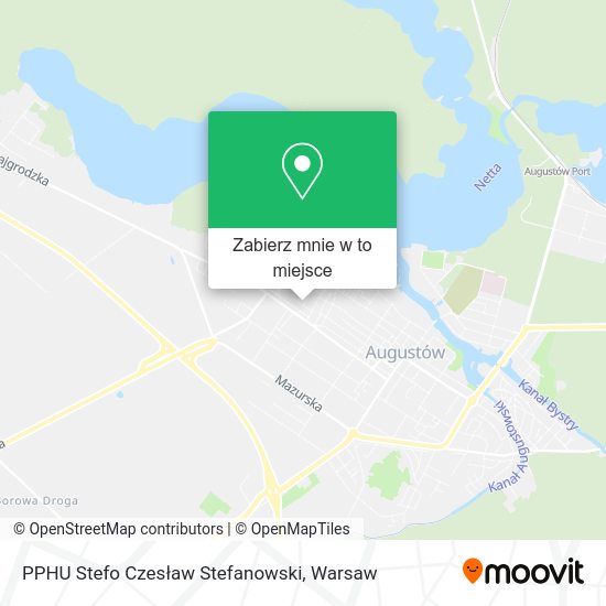 Mapa PPHU Stefo Czesław Stefanowski