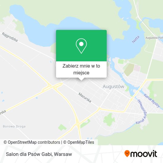 Mapa Salon dla Psów Gabi