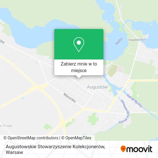 Mapa Augustowskie Stowarzyszenie Kolekcjonerów