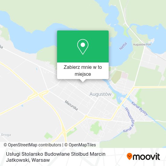 Mapa Usługi Stolarsko Budowlane Stolbud Marcin Jatkowski