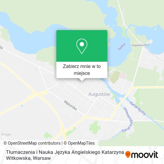 Mapa Tłumaczenia i Nauka Języka Angielskiego Katarzyna Witkowska