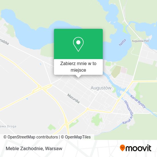 Mapa Meble Zachodnie