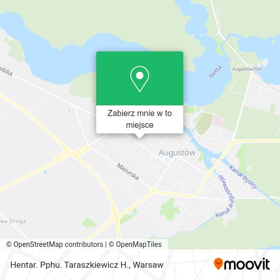 Mapa Hentar. Pphu. Taraszkiewicz H.