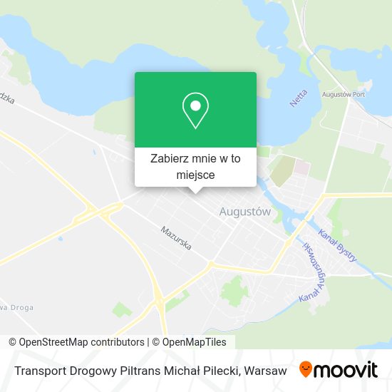 Mapa Transport Drogowy Piltrans Michał Pilecki