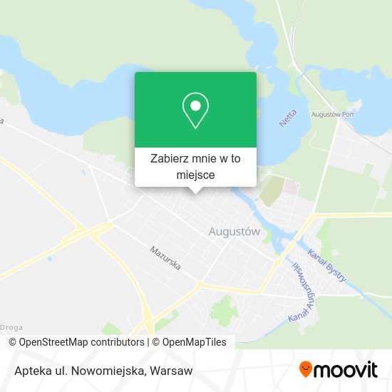 Mapa Apteka ul. Nowomiejska