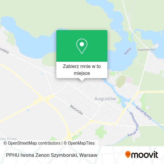 Mapa PPHU Iwona Zenon Szymborski