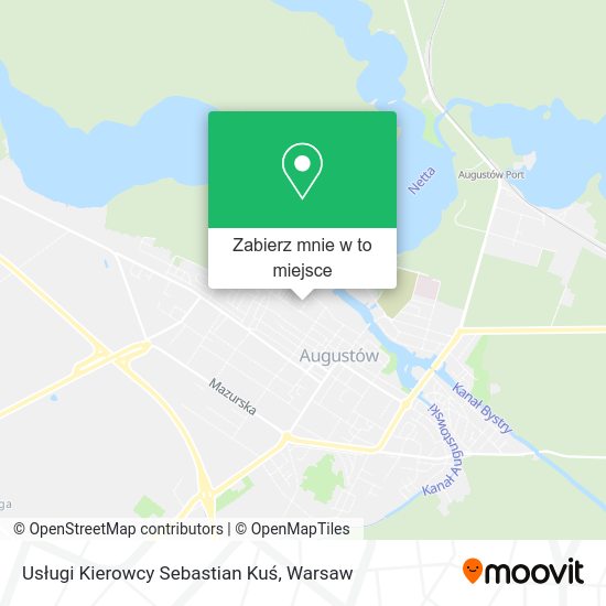 Mapa Usługi Kierowcy Sebastian Kuś