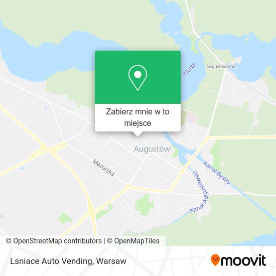 Mapa Lsniace Auto Vending