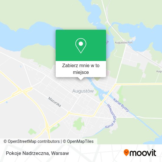 Mapa Pokoje Nadrzeczna