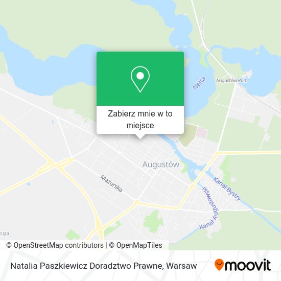 Mapa Natalia Paszkiewicz Doradztwo Prawne