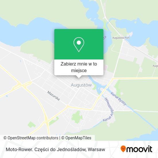 Mapa Moto-Rower. Części do Jednośladów