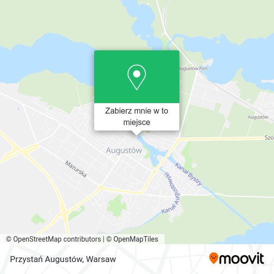 Mapa Przystań Augustów