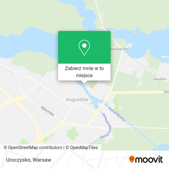 Mapa Uroczysko