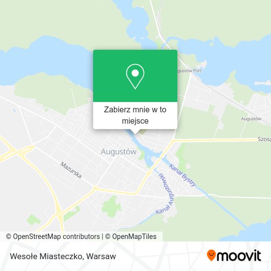 Mapa Wesołe Miasteczko