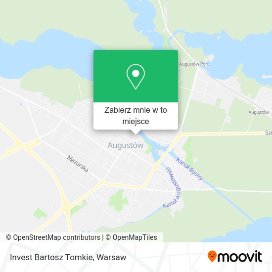 Mapa Invest Bartosz Tomkie