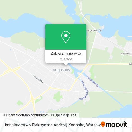 Mapa Instalatorstwo Elektryczne Andrzej Konopka