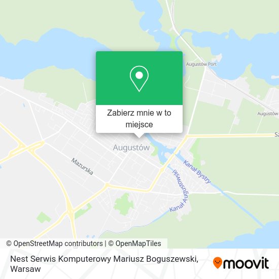 Mapa Nest Serwis Komputerowy Mariusz Boguszewski