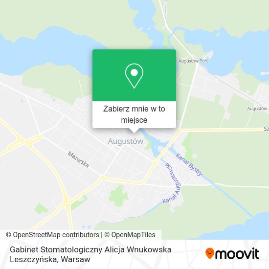 Mapa Gabinet Stomatologiczny Alicja Wnukowska Leszczyńska