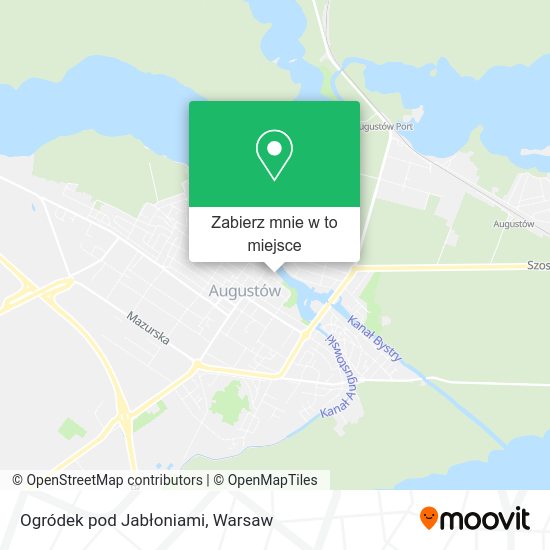 Mapa Ogródek pod Jabłoniami