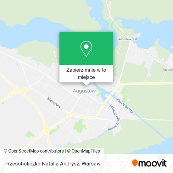 Mapa Rzesoholiczka Natalia Andrysz