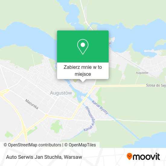 Mapa Auto Serwis Jan Stuchła