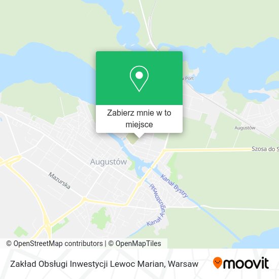 Mapa Zakład Obsługi Inwestycji Lewoc Marian