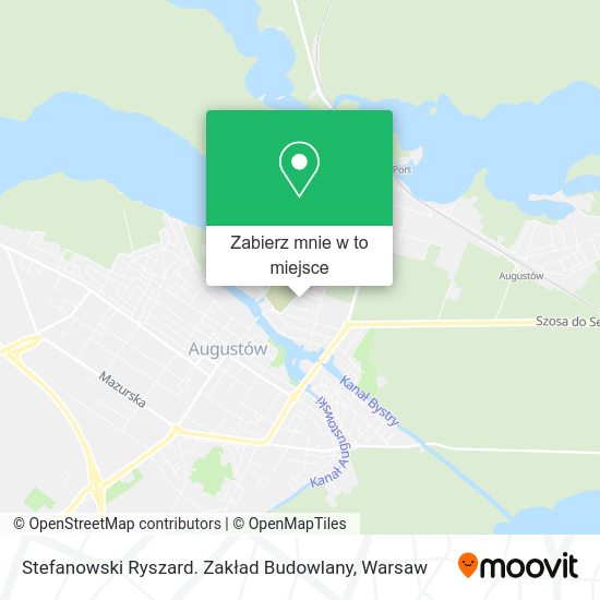 Mapa Stefanowski Ryszard. Zakład Budowlany