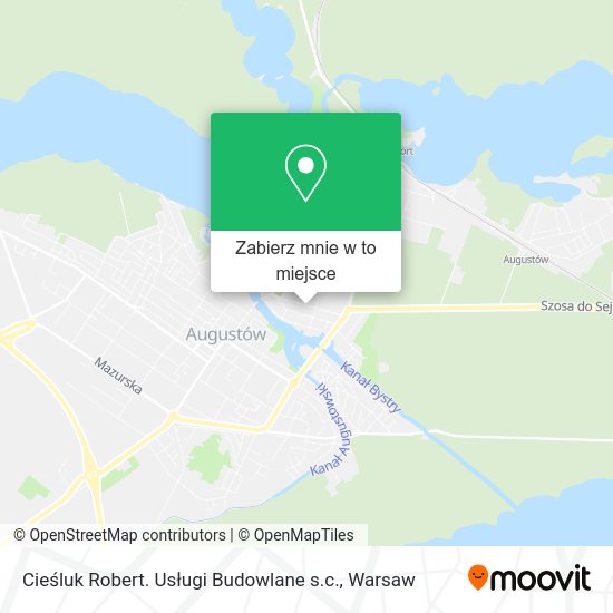 Mapa Cieśluk Robert. Usługi Budowlane s.c.