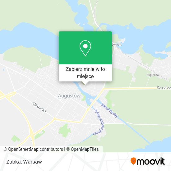 Mapa Zabka