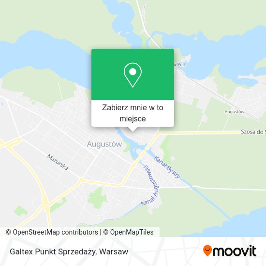 Mapa Galtex Punkt Sprzedaży