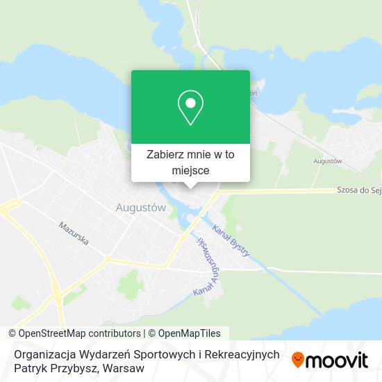 Mapa Organizacja Wydarzeń Sportowych i Rekreacyjnych Patryk Przybysz