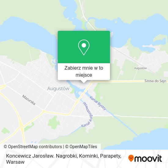 Mapa Koncewicz Jarosław. Nagrobki, Kominki, Parapety