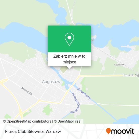 Mapa Fitnes Club Siłownia