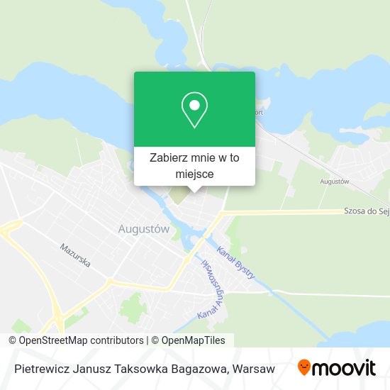 Mapa Pietrewicz Janusz Taksowka Bagazowa