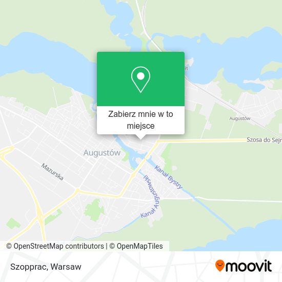 Mapa Szopprac