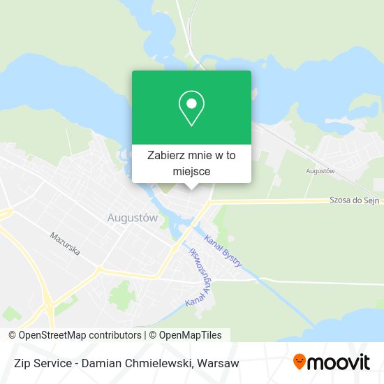 Mapa Zip Service - Damian Chmielewski