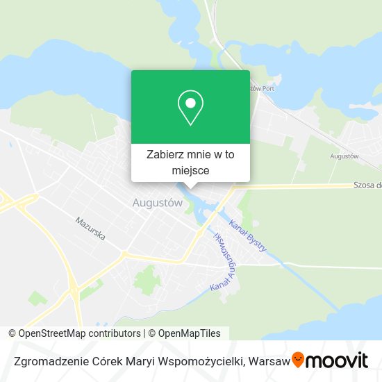 Mapa Zgromadzenie Córek Maryi Wspomożycielki