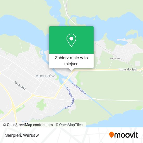 Mapa Sierpień