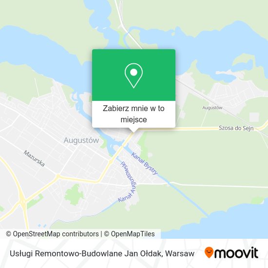 Mapa Usługi Remontowo-Budowlane Jan Ołdak