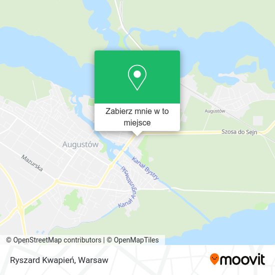 Mapa Ryszard Kwapień