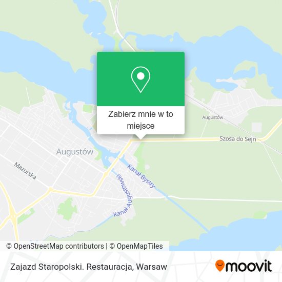 Mapa Zajazd Staropolski. Restauracja