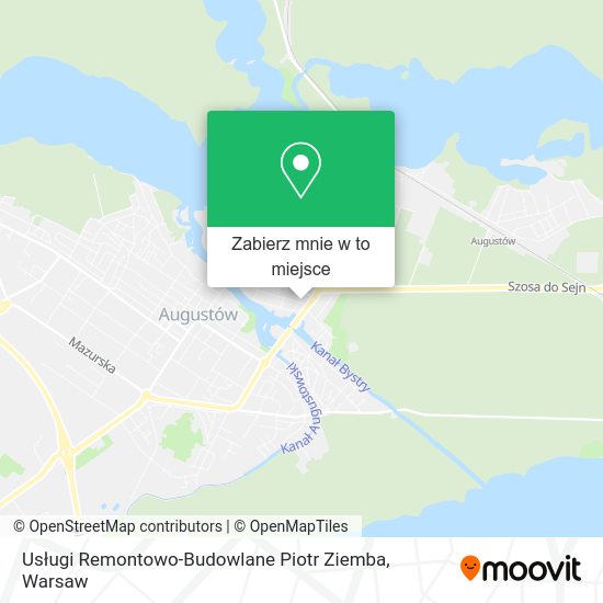 Mapa Usługi Remontowo-Budowlane Piotr Ziemba