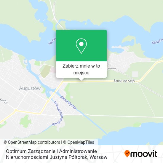 Mapa Optimum Zarządzanie i Administrowanie Nieruchomościami Justyna Półtorak