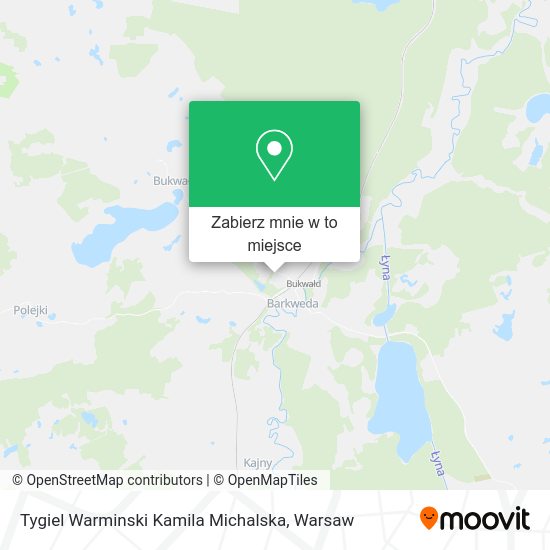 Mapa Tygiel Warminski Kamila Michalska