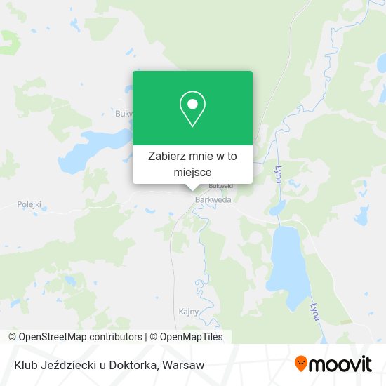 Mapa Klub Jeździecki u Doktorka