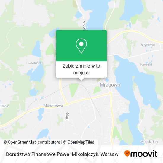 Mapa Doradztwo Finansowe Paweł Mikołajczyk