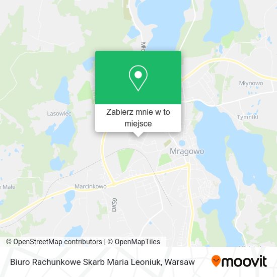 Mapa Biuro Rachunkowe Skarb Maria Leoniuk