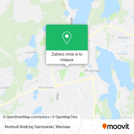 Mapa Norbud Andrzej Sarnowski