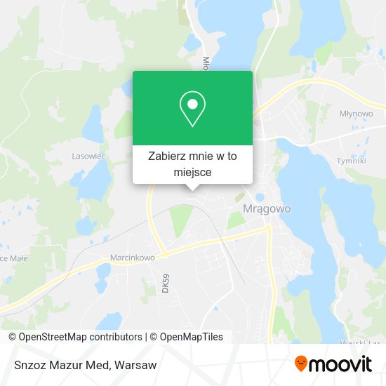 Mapa Snzoz Mazur Med