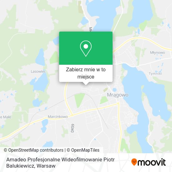 Mapa Amadeo Profesjonalne Wideofilmowanie Piotr Balukiewicz